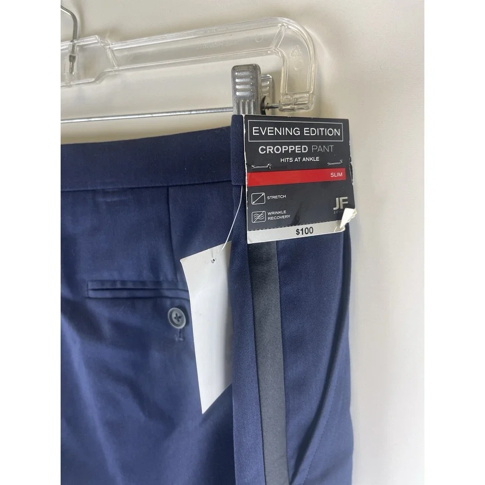 J. Ferrar Men's Cropped‎ Pant Dress Pants, Evening Edition, Hits at Ankle 36 Reg